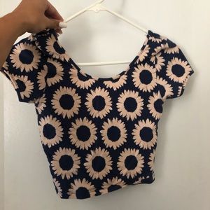 Flower Crop Top
